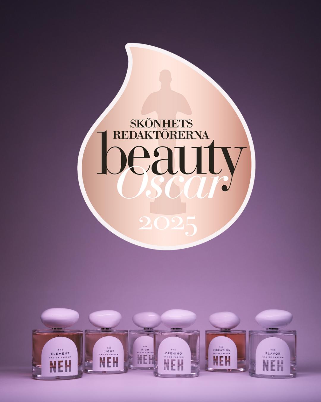 NEH Wins Beauty Oscar for Best Fragrance Launch 2025